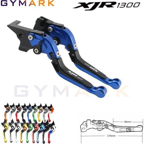 Motorcycle Adjustable Foldable Extendable Brake Clutch Lever For YAMAHA XJR 1300 XJR1300 1995-2003 1996 1997 1998 1999 2000 2001