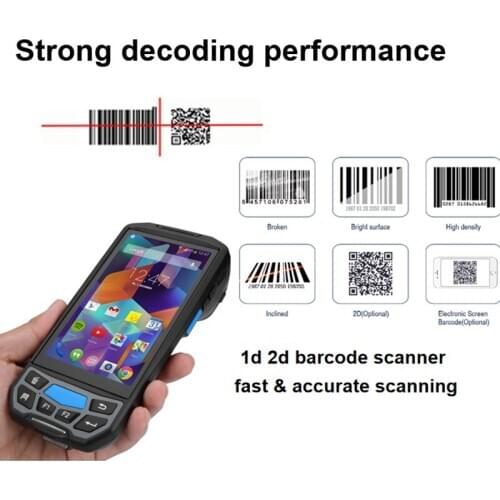 Android 8.1 Handheld 1D 2D Honeywell 6603 QR code PDA Barcode Scanner