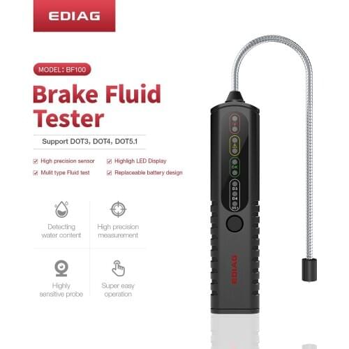 Brake Fluid Tester Universal Car Accessories BF100 Auto Diagnostic Tools Brake Fluid Testing Tool Accurate Oil Quality Check Pen