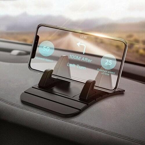 Universal Silicone Phone Holder Desktop Stand Bracket Auto Accessories Car Anti Slip Mat Pad Automobiles Dashboard For iPhone