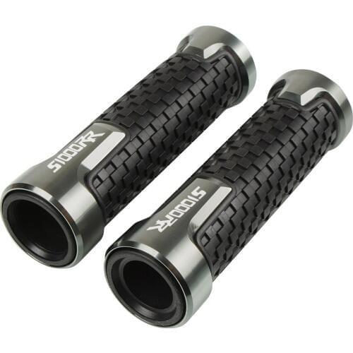 High Quality 7/8"22mm CNC Aluminum Handlebar Grips Handle Ends Handle Grips Accessorie Scooter Hand Bar Grips For BMW S1000RR