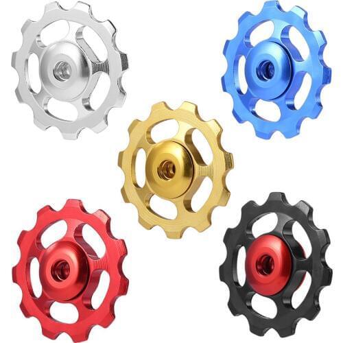 MTB 11T Bicycle Rear Derailleur Jockey Wheel Ceramic Bearing Pulley CNC Road Bike Guide Roller Idler Bike Cycling Accessories