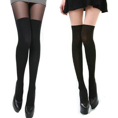 Womens stockings sexy warm tights medias de mujer Over Knee Patchwork Pantyhose rajstopy damskie bas collant femme kabaretki
