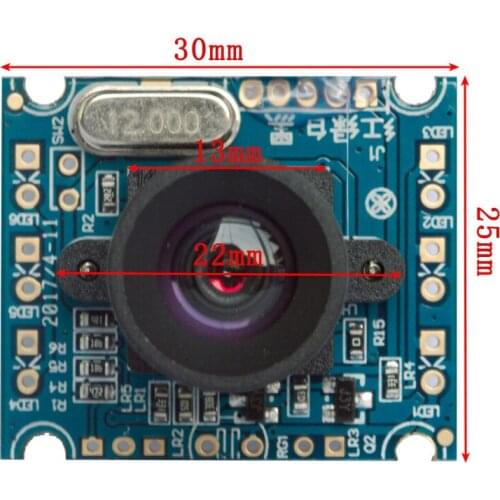 1.3MP 480P Face Recognition Video Doorbell USB Camera Module Support Optional LED Light Filter Infrared Night Vision