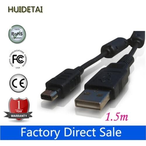 10PCS 12Pin USB Digital Camera Cable for Olympus CB-USB6 FE-200 FE-4020 FE-4030 Camera