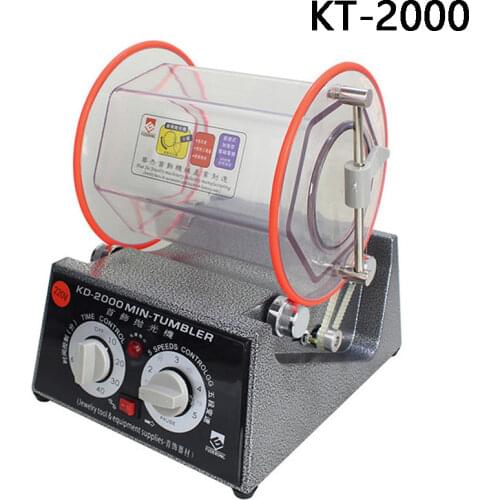 5kg Drum Polishing Machine, Jewelry Rotary Tumbler,Mini-Tumbler Rotary Tumbler Polishing Machine KT-2000 Jewelry Polisher