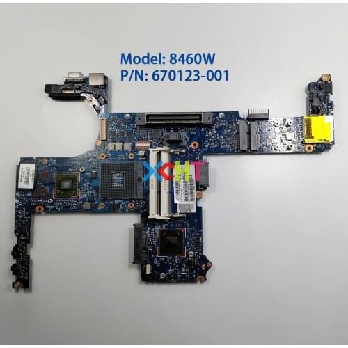670123-001 6050A2398501-MB-A02 w 216-0809024 GPU QM67 for HP EliteBook 8460w Laptop Notebook PC Motherboard Mainboard