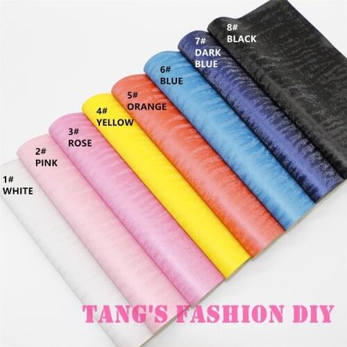 8pcs--20x22cm DIY Hair Bow Material Shiny Suede PU Synthetic Faux Leather