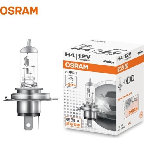 OSRAM H4 62281SUP Car Headlights Car Halogen Fog Lights 12V 65/70W + 30% Brightness Original Quality (Single)