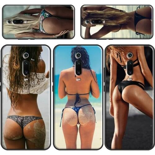 Sexy Ass Bikini Girl Phone Case For Xiaomi Mi 11 Lite Ultra 9 10 9T 10T Pro POCO M3 Pro F2 F3 POCO X3 Pro Cover