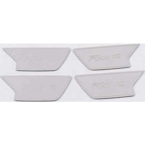 Car door bowl decorated patch interior Handle Protector Cover sticker for Ford Focus 2019 2020 accessories carstyling