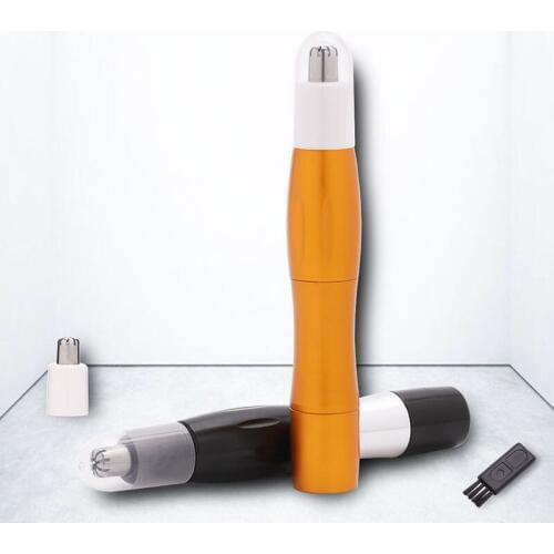 Electric nose facial hair trimmer eletric nose trimmer dry battery portable mini size