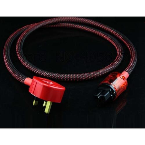 Hifi Hi-End UK Power Cable Cord HIFI Audiophile Power Cable 1m