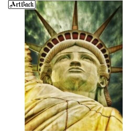 ArtBack 5d diy diamond painting free goddess pattern USA full square diamond embroidery round drill diamond mosaic
