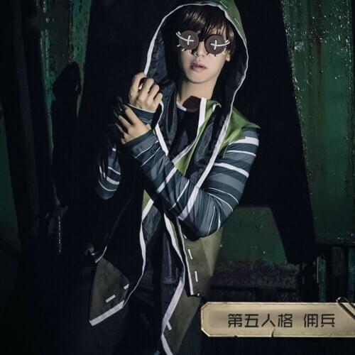 Anime Identity V Naib Subedar Cosplay Costume Naib Subedar Cos New Skin Uniforms Halloween Christmas Clothes Coat+t-shirt+pants