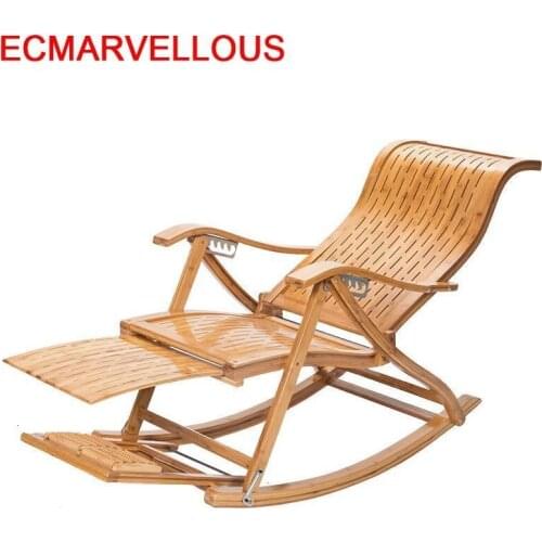 Cama Recliner Rocking Chair Bamboo Fauteuil Salon Folding Bed Sillon Reclinable Sillones Moderno Para Sala Chaise Lounge