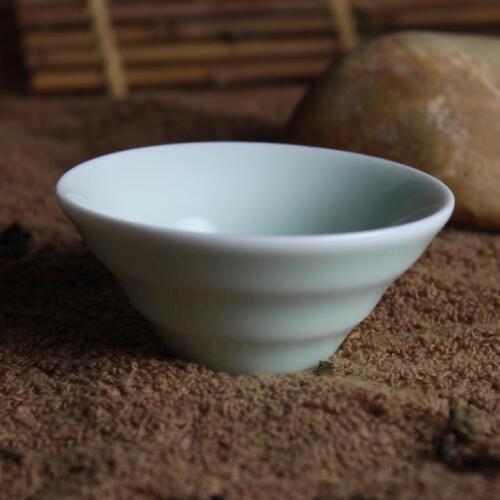 Longquan celadon, bamboo hat cup, ceramic cup, 50ml puer teacup, porcelain cups, wholesale
