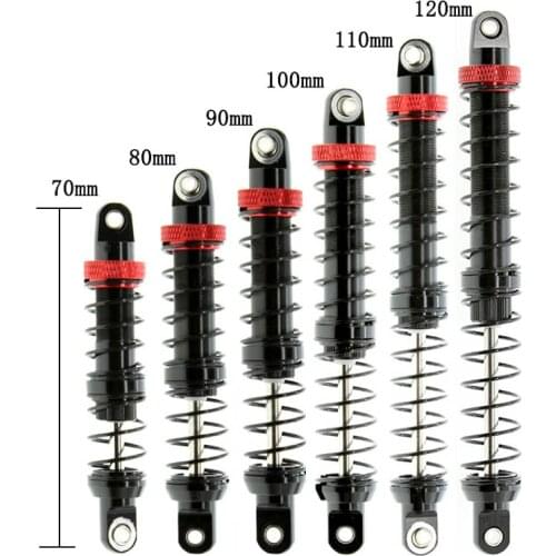 Metal 70mm 80mm 90mm 100mm 110mm 120mm Shock Absorber Oil Damper for 1/10 RC Crawler Car Axial SCX10 90046 AXI03007 TRX4 TRX6