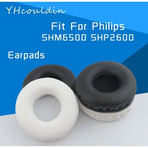 YHcouldin Earpads For Philips SHM6500 SHP2600 Headphone Accessaries Replacement Leather