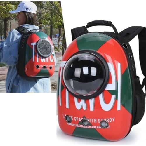 Cat Bag Going Out Portable Pet Backpack Cat Space Capsule Porous Breathable Small Pet Bag Comfortable Multi-purpose Backpack