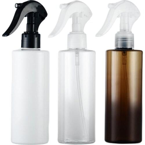 250ML X 25 Spray Flat Shoulder Bottle Empty Sprayer Container For Hair Hydrating Plants Watering Refillable Plastic Bottles