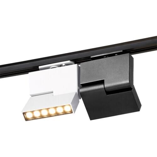 Nordic CREE track light 12W AC85-265V, folding and rotating home, commercial track lighting