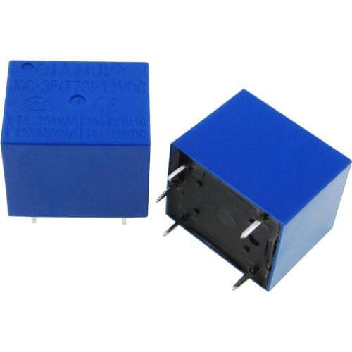 Smart Electronics 10pcs JQC-3F(T73) DC 12V 5PIN Power Relay 250VAC 28VDC JQC-3F T73