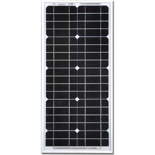 Solar Panel 20w 40w 60w 80w 100w 12v Sun Battery Charger TV Fan Light Lamp Caravan Camping Car Motorhome Rv Off Grid Laptop