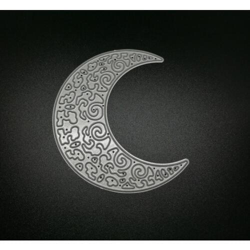 Patterned moon Metal Cutting Dies Stencils for DIY Scrapbooking photo album Decorative Embossing DIY Paper Cards