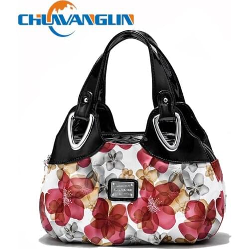 Chuwanglin Handbag Women Printing PU Leather Handle Bag Fashion Brand Lady Tote Big Capacity Shoulder Shopping Bag 6040942