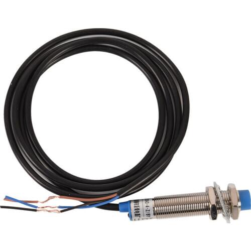 1Pcs LJC12A3-5-Z/BY M12 Three Wire DC PNP NO 5mm distance measuring capacitive proximity switch sensor Blue Head