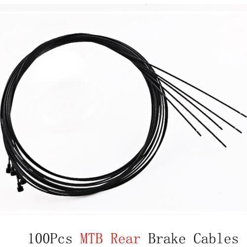 100pcs Rear Brake Inner Cables Wires For MTB Bike Mountain Bicycle Rear Back Brake Inner Cables Group