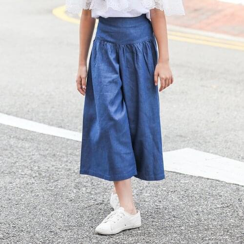 2021 Spring Autumn Fashion Casual Solid Color Korean Style High Waist Wide Leg Girl Jeans Streetwear Boho