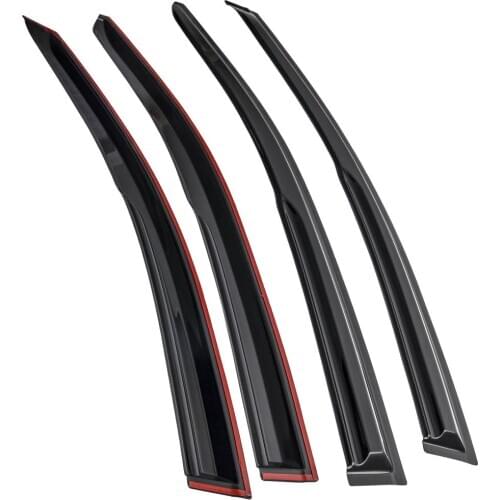 4 Pcs FOR 2020+ for TOYOTA COROLLA 4DR SEDAN JDM 3D WAVY WINDOW VISOR RAIN GUARD DEFLECTOR