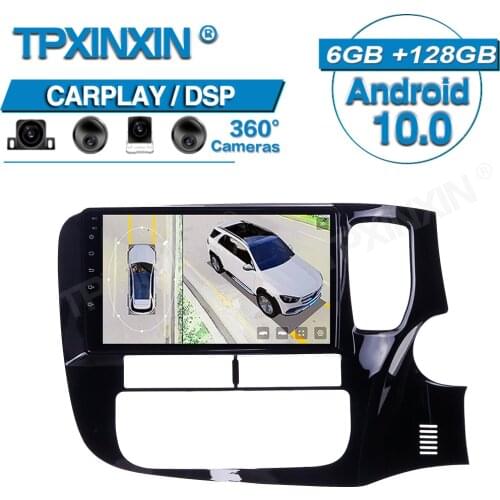 Android For Mitsubishi Outlander 2014+ RHD 360 HD Auto Surround View Camera Car Multimedia Player Stereo Radio GPS Navigation