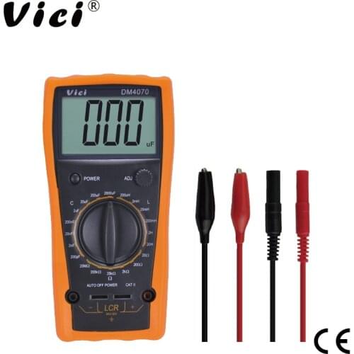 VICI DM4070 Digital Multimeter 3 1/2 Digit 20H 2000uF Self-discharge Inductance Resistance Capacitance LCR Meter Tester