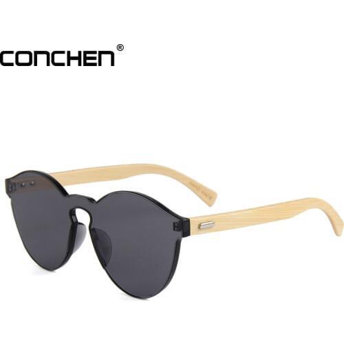 CONCHEN 2018 New Arriva Fashion Wooden Sunglasses Men Bamboo Sun Glasses Women Wood Sun Glasses
