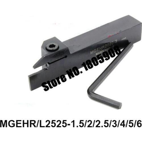 1PCS MGEHR2525-1.5 MGEHR2525-2 MGEHR2525-2.5 MGEHR2525-3 MGEHR2525-4 MGEHR2525-5 MGEHR2525-6 Lathe External Turning Tool Holder