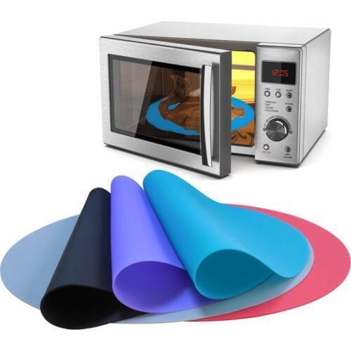 Home Kitchen Silicone Microwave Oven Pot Holder Mat Heat Insulation Coaster Pad Thesilicone pad is comfortable soft to the touch