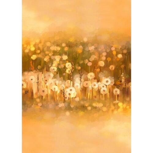 LIFE MAGIC BOX Photophone Yellow Flowers Back Drop Photography Backdrops