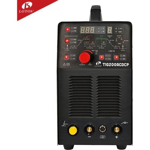 Lotos inverter ac dc welding tig inverter 200a 110v 220v aluminum welder tig mma pulse welding machine tig ac dc