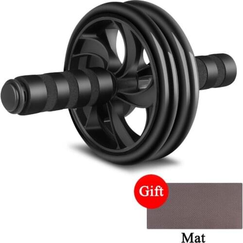 AS Roller Big Abdominal Muscle Trainer Single Waist Wheel Indoor Abs Core Workout Exercrise Training Home Gym Fitness Equipment