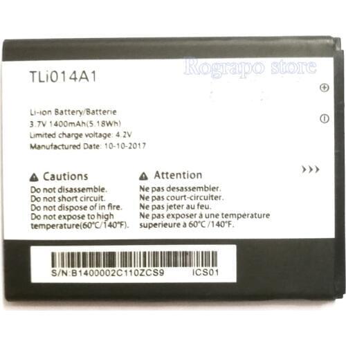 Hot 1400mAh 3.7V Li-ion Battery For Alcatel Pixi 3 4.5 4027 4027A 4027D 4027X 4028E 4030 4030D 4030A 5020 5020D TLi014A1
