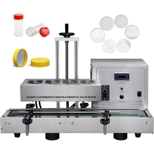 Food Safety Container Closer Machine Cup/ Bottle Sealer Auto Induction Vacuum Sealing Machine