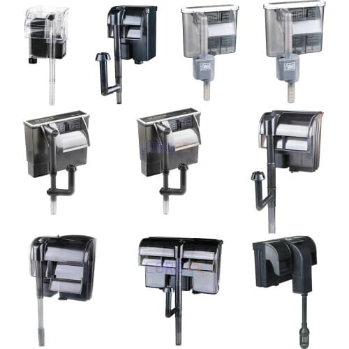 SunSun Hang On Up Waterfall Filter Water Pumps Hanging External Pump For 15-120L Aquarium Fish Turtle Tank HBL Series Skimmer