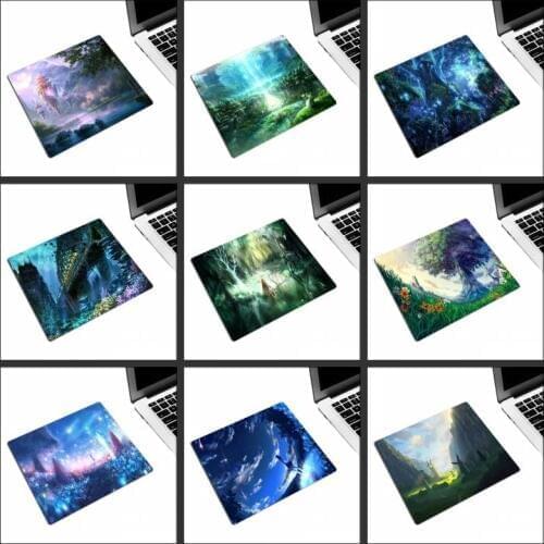 XGZ Promotional Gaming Mouse Pad Japanese Anime Computer Desk Mat Rubber Non-slip Custom Landscape Coaster for Csgo Gamer