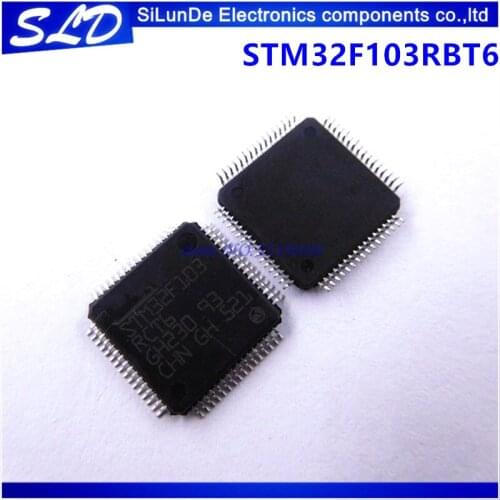 STM32F103RBT6 LQFP64 STM32F103 QFP64 5pcs/lot Free Shipping