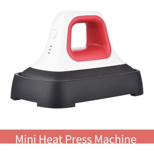 Mini Heat Press Machine T-Shirt Printing Portable Easy Heating Transfer Press Iron Machines for Clothes Bags Hats Pads Blanket
