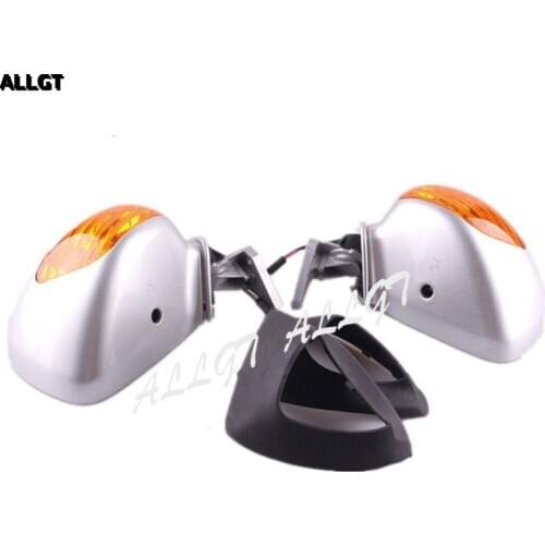 Rear View Mirror Integrated LED Turn Signal For Honda Goldwing GL1800 2001 2002 2003 2004 2005 2006 2007 2008 2009 2010 2011
