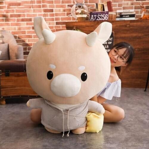 1pc Giant TV Lovely Whats Wrong With Secretary Kim Hard Caw Pet Doll Plush Korean Drama Cow Stuffed Child Kid Toy Birthday Gifts